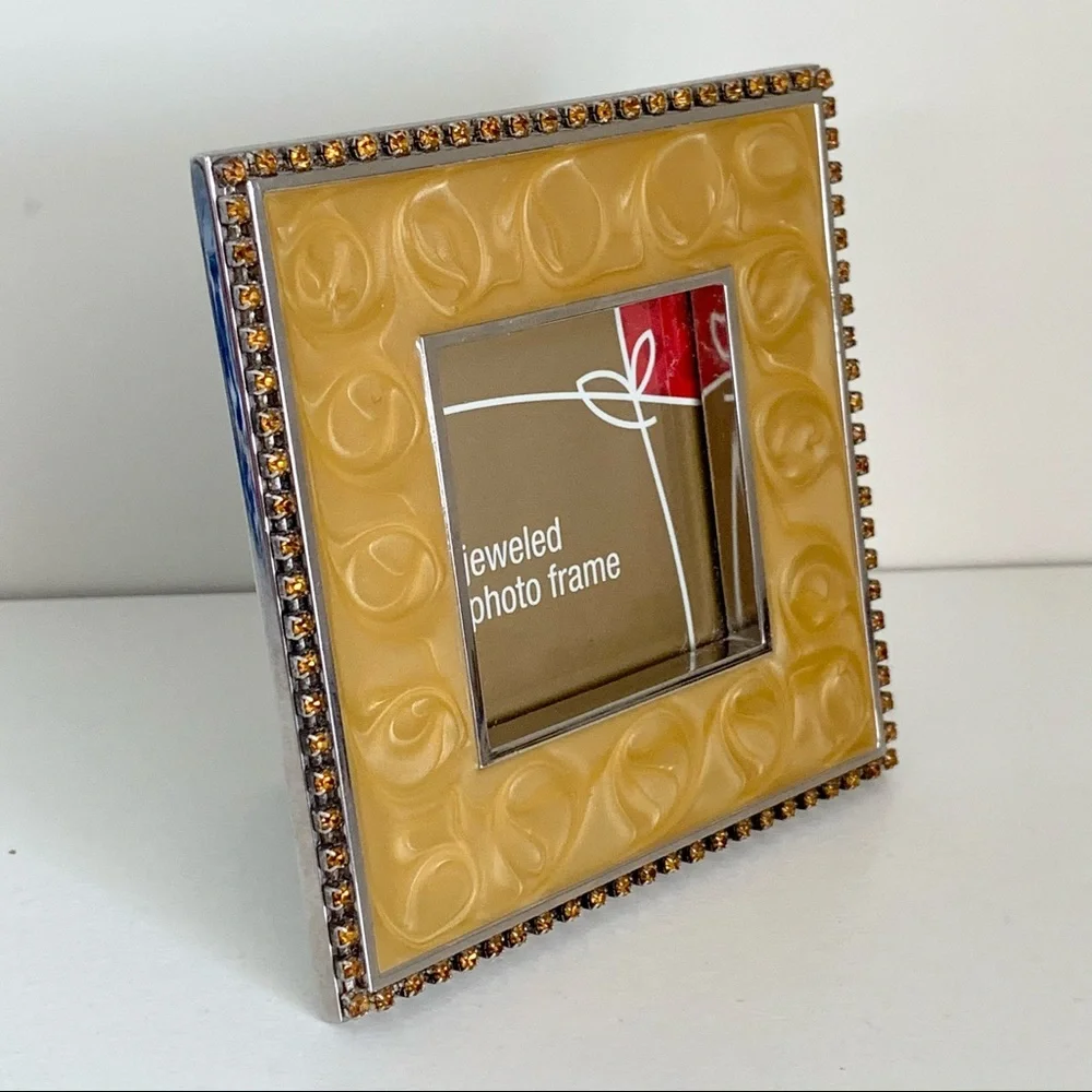 Hold NWOT Crystal enamel frame